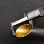 Светильник потолочный стакан черный с золотом 300мм Arte lamp A1536PL-1BK PILON-GOLD 1*GU10