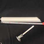 Светильник потолочный стакан 460мм белый/серебро Arte Lamp A1537PL-1WH PILON-SILVER 1*GU10