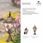 Ландшафтный светильник Arte lamp A1541FN-1BN MADRID