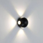 Фасадный светильник Arte Lamp A1545AL-4BK CONRAD