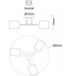 Светильник потолочный Arte lamp A1547PL-3BK CHICAGO