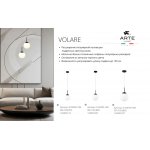 Светильник подвесной 250мм Arte Lamp A1561SP-1BK VOLARE черный