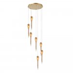 Каскадная люстра Arte Lamp WATERFALL A1577SP-7GO