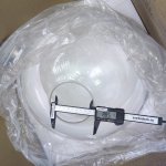 Плафон стекло зеркальный шар 400мм (89мм посадка) Arte lamp A1583SP-1 GALACTICA