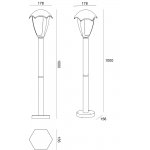 УЛИЧНЫЙ СВЕТИЛЬНИК Arte lamp A1661PA-1BK HENRY