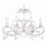 Подвесная люстра Arte lamp A1777LM-8WG Semiramida