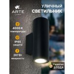 Уличный светильник Arte Lamp A1807AL-2BK TORCULAR