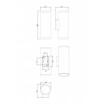 Уличный светильник Arte Lamp A1813AL-2BK TORCULAR