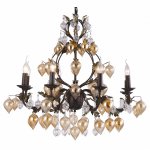 Подвесная люстра Arte lamp A1870LM-8BG Cipollino