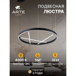 Светильник подвесной Arte Lamp A1874SP-32BK RICCO