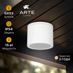 Уличные потолочные светильники Arte Lamp A1913PF-1WH PIAUTOS