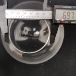 Плафон стекло шар прозрачный 150мм (66мм посадка) Arte Lamp A1915SP-1 VOLARE