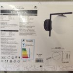 Светильник настенный бра Arte Lamp A1924AP-1BK BOLLA-UNICA