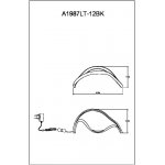 Декоративные настольные лампы Arte Lamp A1987LT-12BK HYPERBOLA