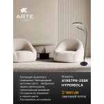 Напольный светильник Arte Lamp A1987PN-28BK HYPERBOLA