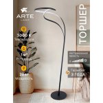 Напольный светильник Arte Lamp A1987PN-28BK HYPERBOLA