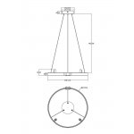 Подвесная люстра Arte Lamp A1993SP-30BK CESARE