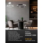 Подвесная люстра Arte Lamp A1993SP-30BK CESARE