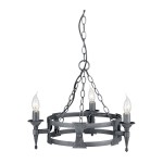 Люстра Natural concept SAX3 BLK/SIL SAXON