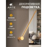 СВЕТИЛЬНИК НАСТЕННЫЙ Arte lamp A2027AP-1PB POLIS