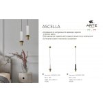 Точечный подвесной светильник Arte lamp A2034SP-1BK ASCELLA