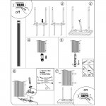 Уличный светильник Arte Lamp A2140PA-1BK ARNEB