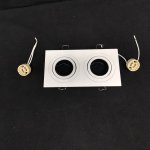 Светильник встраиваемый двойной Arte lamp A2168PL-2BK TARF