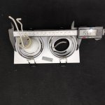 Светильник встраиваемый двойной Arte lamp A2168PL-2WH TARF 2*GU10