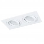 Светильник встраиваемый двойной Arte lamp A2168PL-2WH TARF 2*GU10