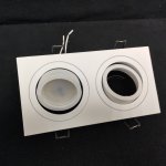 Светильник встраиваемый двойной Arte lamp A2168PL-2WH TARF 2*GU10