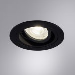 Светильник точечный встраиваемый со сменной лампой Arte Lamp A2177PL-1BK TARF