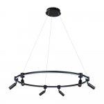 Светильник подвесной Arte lamp A2186SP-1BK RING
