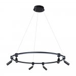 СВЕТИЛЬНИК ПОДВЕСНОЙ Arte lamp A2186SP-1BK RING