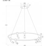 СВЕТИЛЬНИК ПОДВЕСНОЙ Arte lamp A2186SP-1WH RING