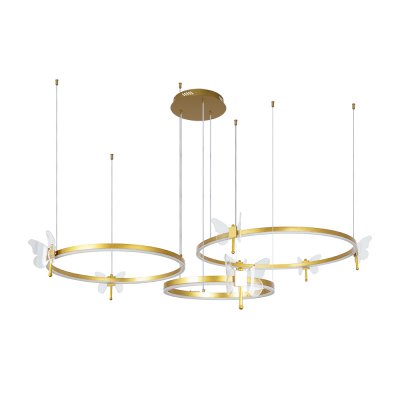 

Люстра с кольцами и бабочками Arte lamp A2187LM-3GO DARCY, A2187LM-3GO