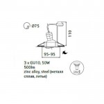 Светильник под дерево Arte lamp A2208PL-3BR (3шт) Wood