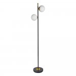 Торшер с двумя и более плафонами Arte lamp A2224PN-2BK ALCOR