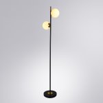 Торшер с двумя и более плафонами Arte lamp A2224PN-2BK ALCOR