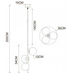 Светильник подвесной Arte lamp A2224SP-3BK ALCOR