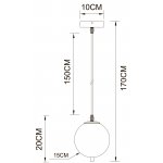 Светильник подвесной Arte lamp A2231SP-1PB FREDDIE