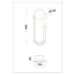 Светильник настенный Arte Lamp A2233AP-20BK LUMINO