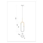 Светильник подвесной Arte Lamp A2233SP-20BK LUMINO