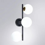 Настенный светильник бра Arte Lamp A2243PL-3BK GEMINI
