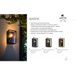 Уличный светильник Arte Lamp A2322AL-1BK MARFIK