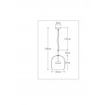 Светильник подвесной Arte Lamp A2404SP-23AM PADOVA