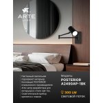 Светильник настенный Arte Lamp A2490AP-1BK POSTERIOR