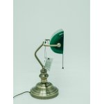 Настольная лампа СССР зеленая Arte lamp A2492LT-1AB BANKER
