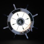 Светильник штурвал 40Вт Arte lamp A2523PL-1WH с пультом HELM