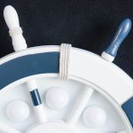 Светильник штурвал 40Вт Arte lamp A2523PL-1WH с пультом HELM