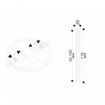 Светильник встраиваемый 6Вт 4К Arte lamp A2529PL-1WH MESURA (врезное 50-90мм)